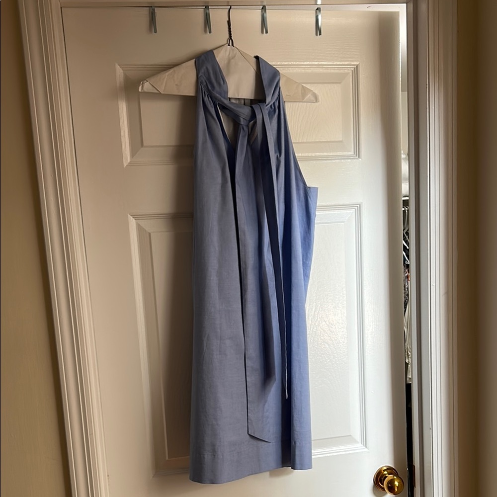J. Crew Blue Halter Sundress for Work